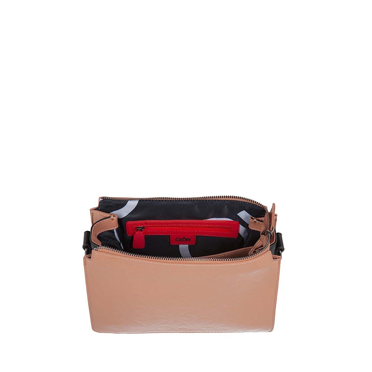 Bolso Cross Body Color Nude Para Mujer Cloe