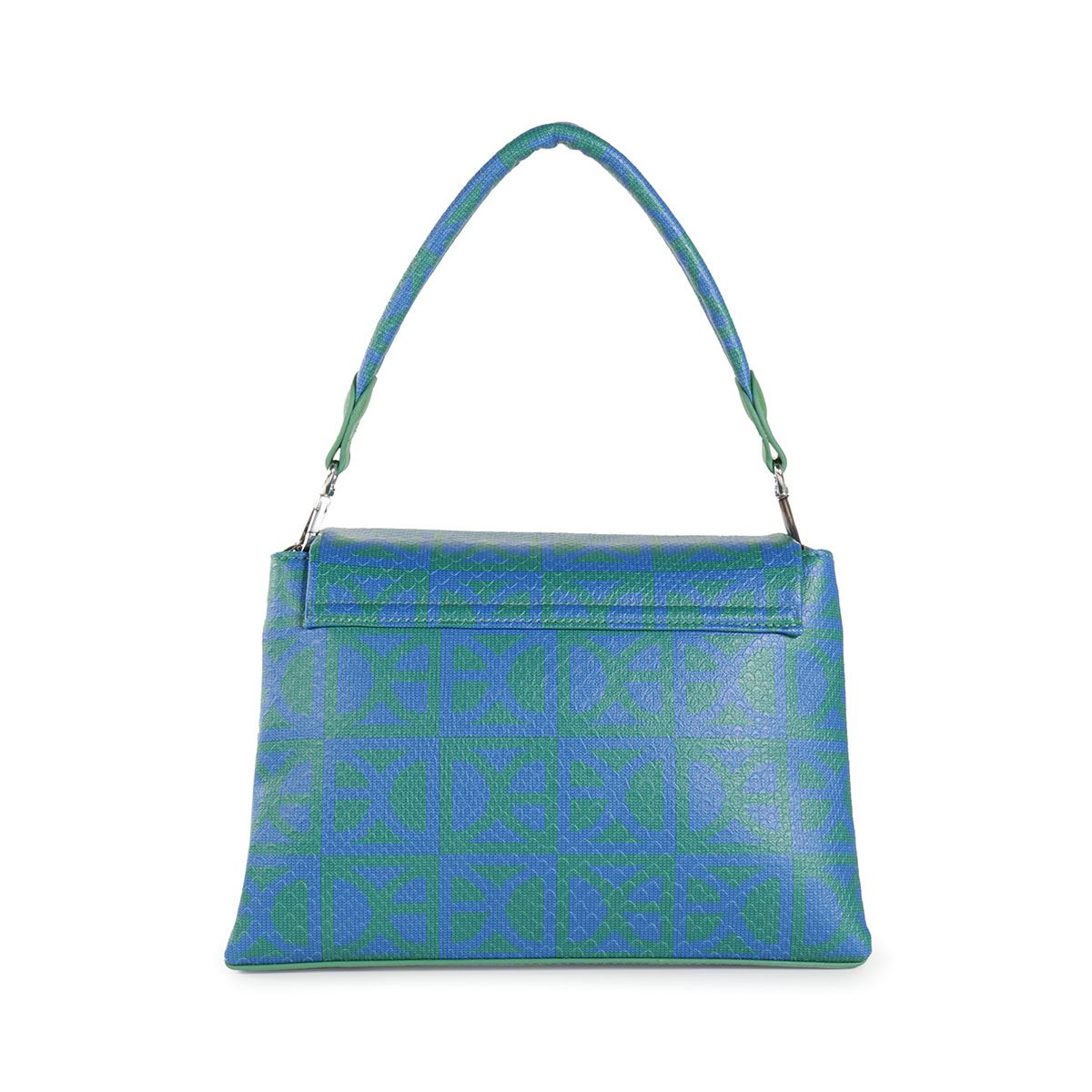 Bolso Satchel Cloe Verde para Mujer