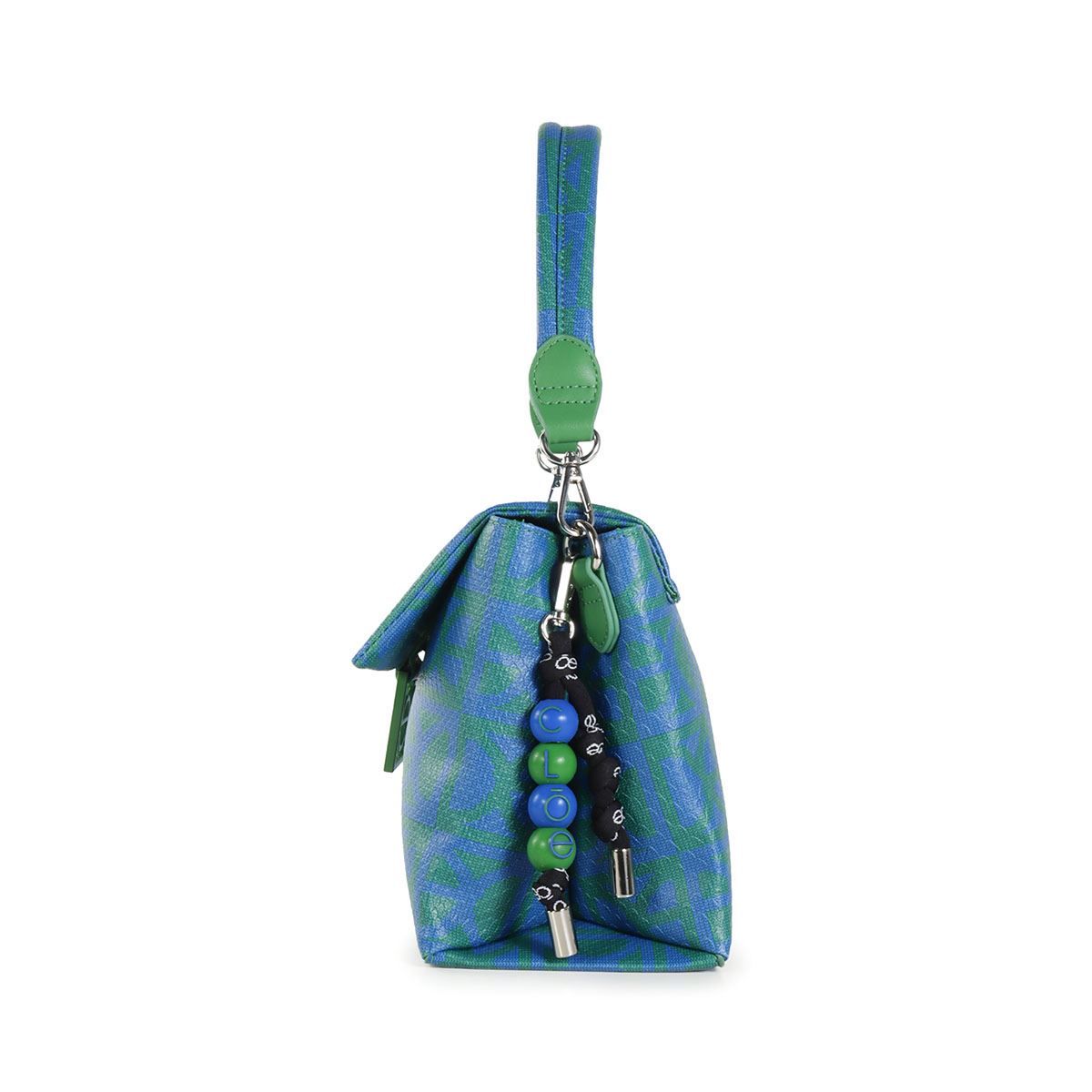 Bolso Satchel Cloe Verde para Mujer