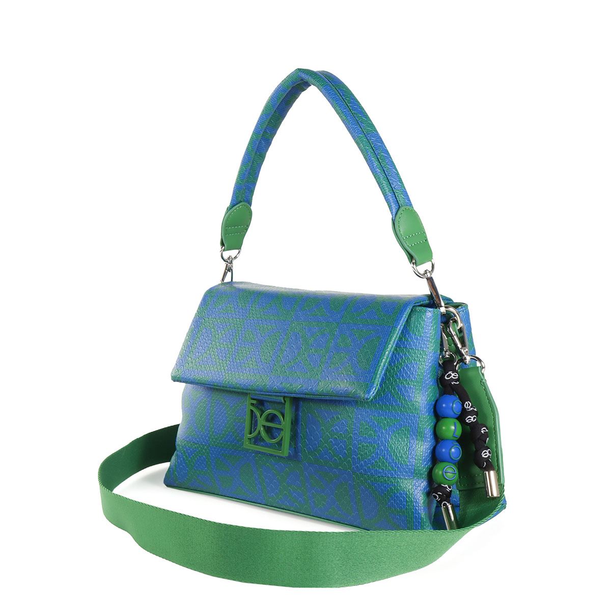 Bolso Satchel Cloe Verde para Mujer