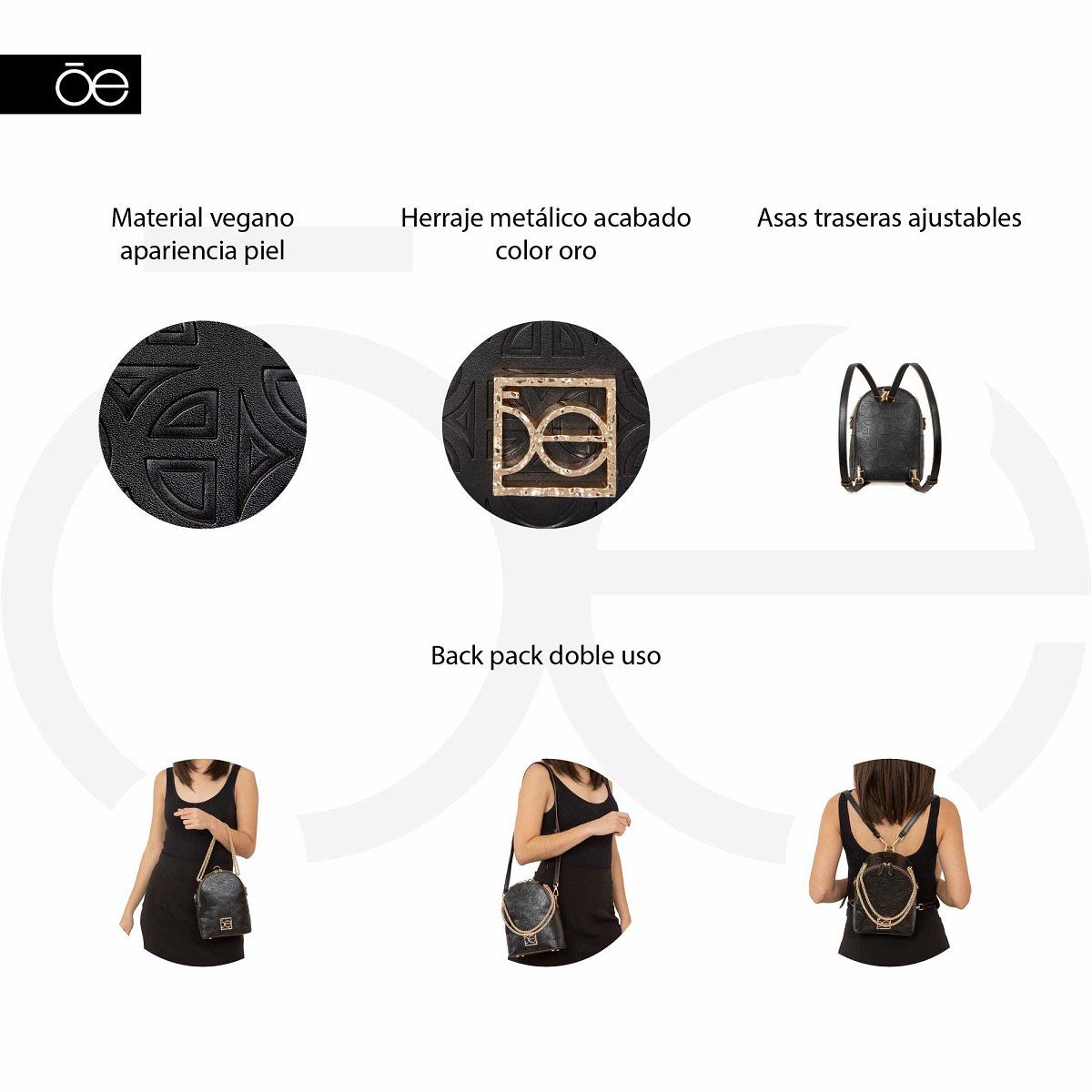 Bolso Backpack Cloe Modelo 1BLCV23742NEG