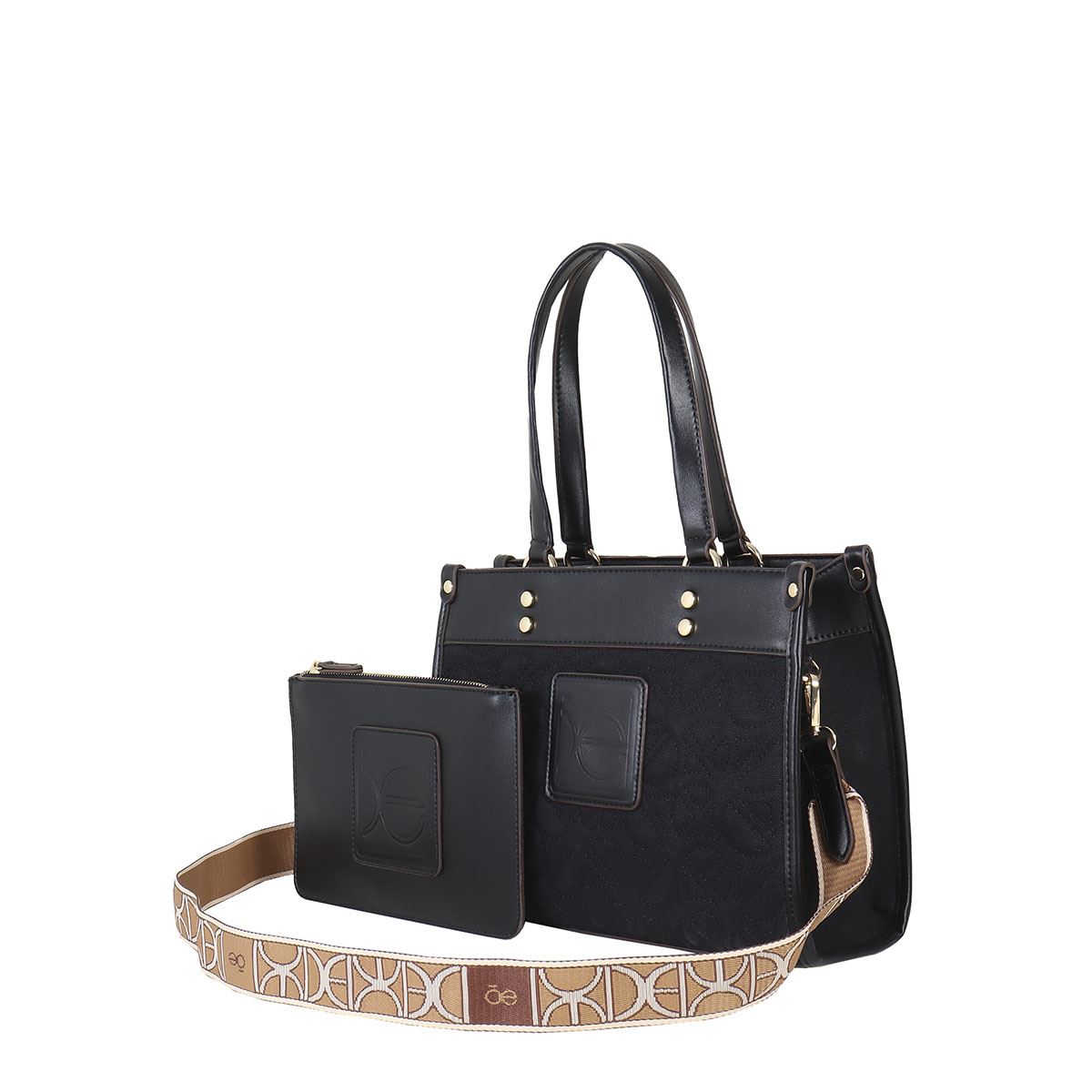 Bolso Tote Cloe Negro para Mujer