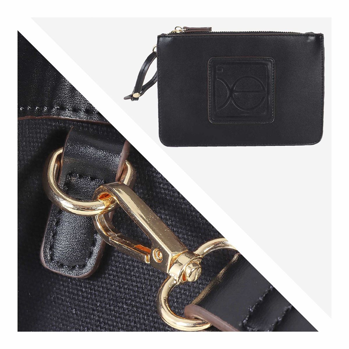 Bolso Tote Cloe Negro para Mujer