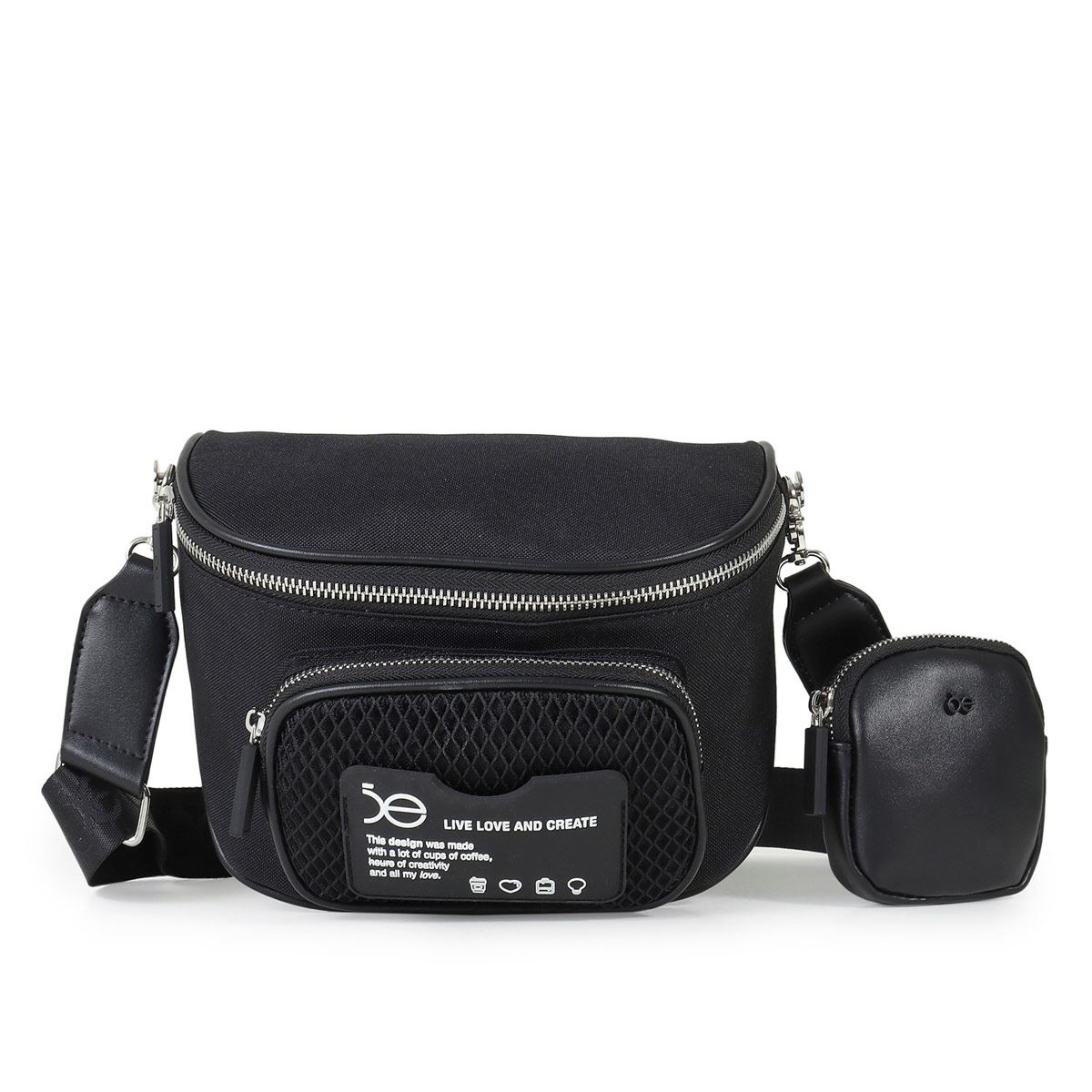 Bolso Cangurera Cloe Modelo 2BLCP23481NEG