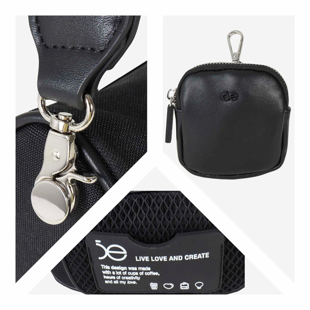 Bolso Cangurera Cloe Modelo 2BLCP23481NEG