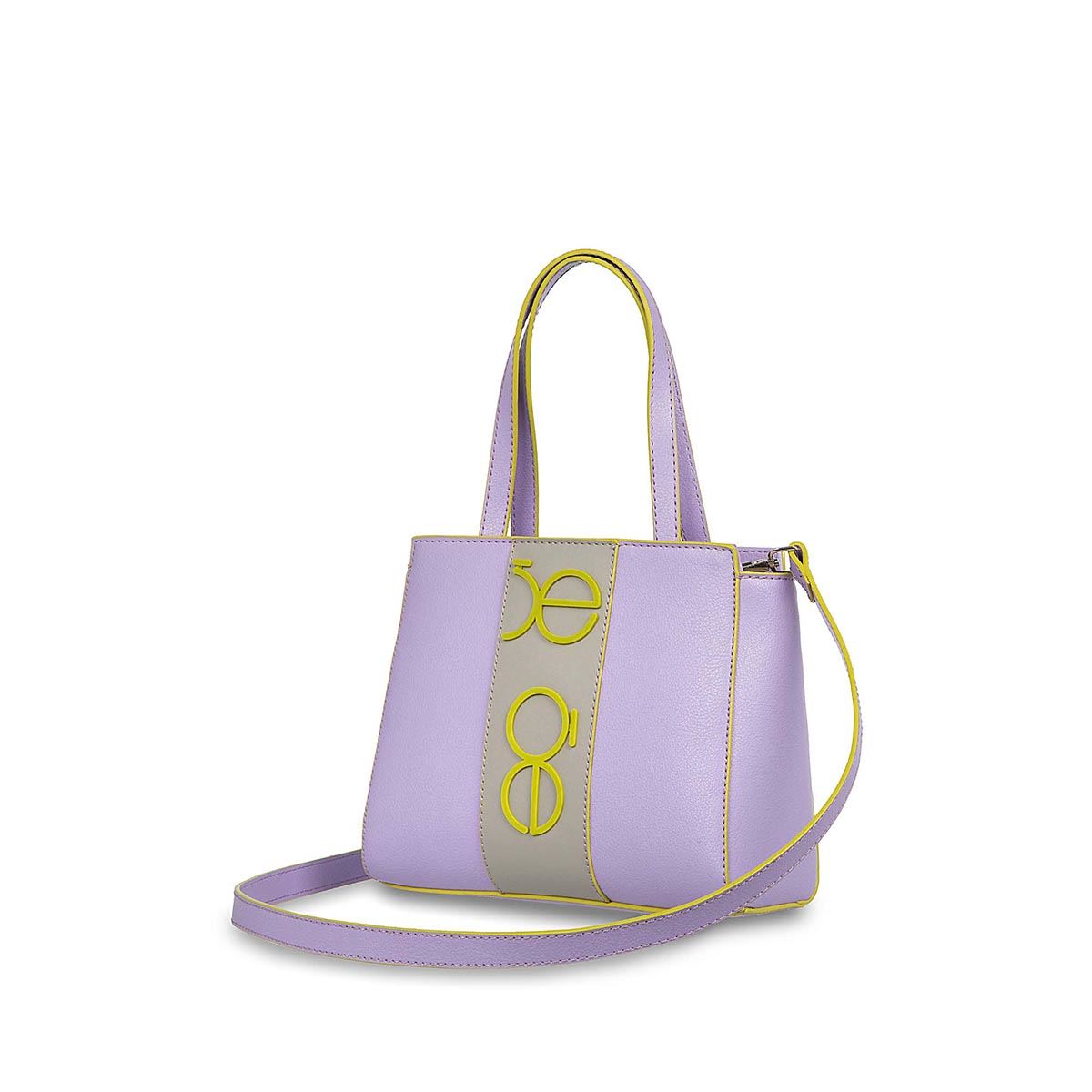 Bolso Satchel Color Lila Para Mujer Cloe