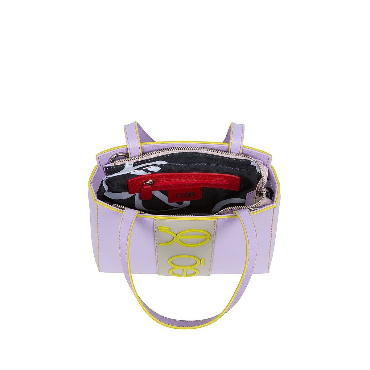 Bolso Satchel Color Lila Para Mujer Cloe