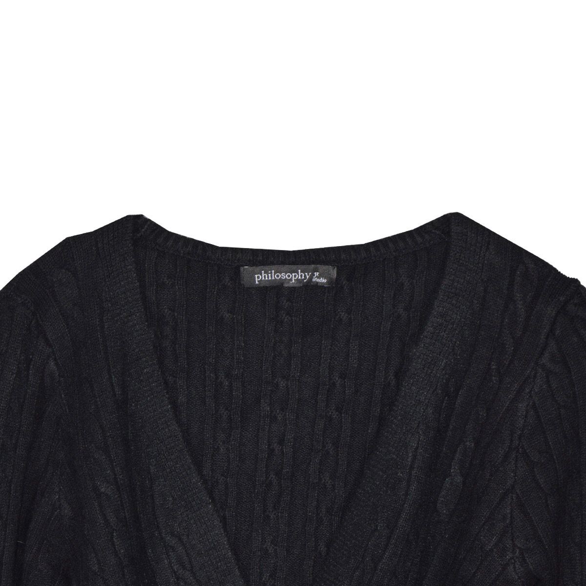 Suéter frente cruzado tejido para mujer Philosophy