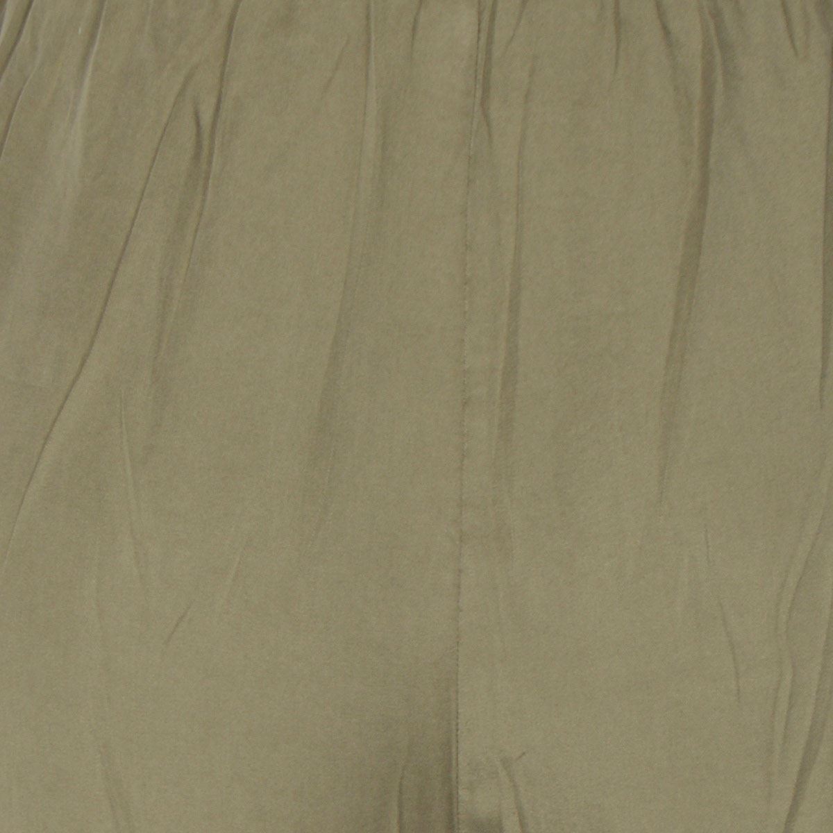 Pantalón Recto Para Mujer, Holgado Con Elástico Y Cinta De Amarre En Cintura Philosophy Woman Talla Grande Color Verde Obscuro Modelo 6445PJN