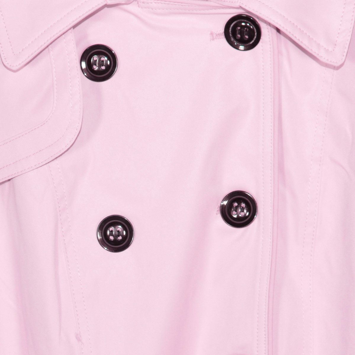 Gabardina Para Mujer, Con Botones Y Cinturón Philosophy Jr Talla Mediana Color Rosa Modelo GPL2304