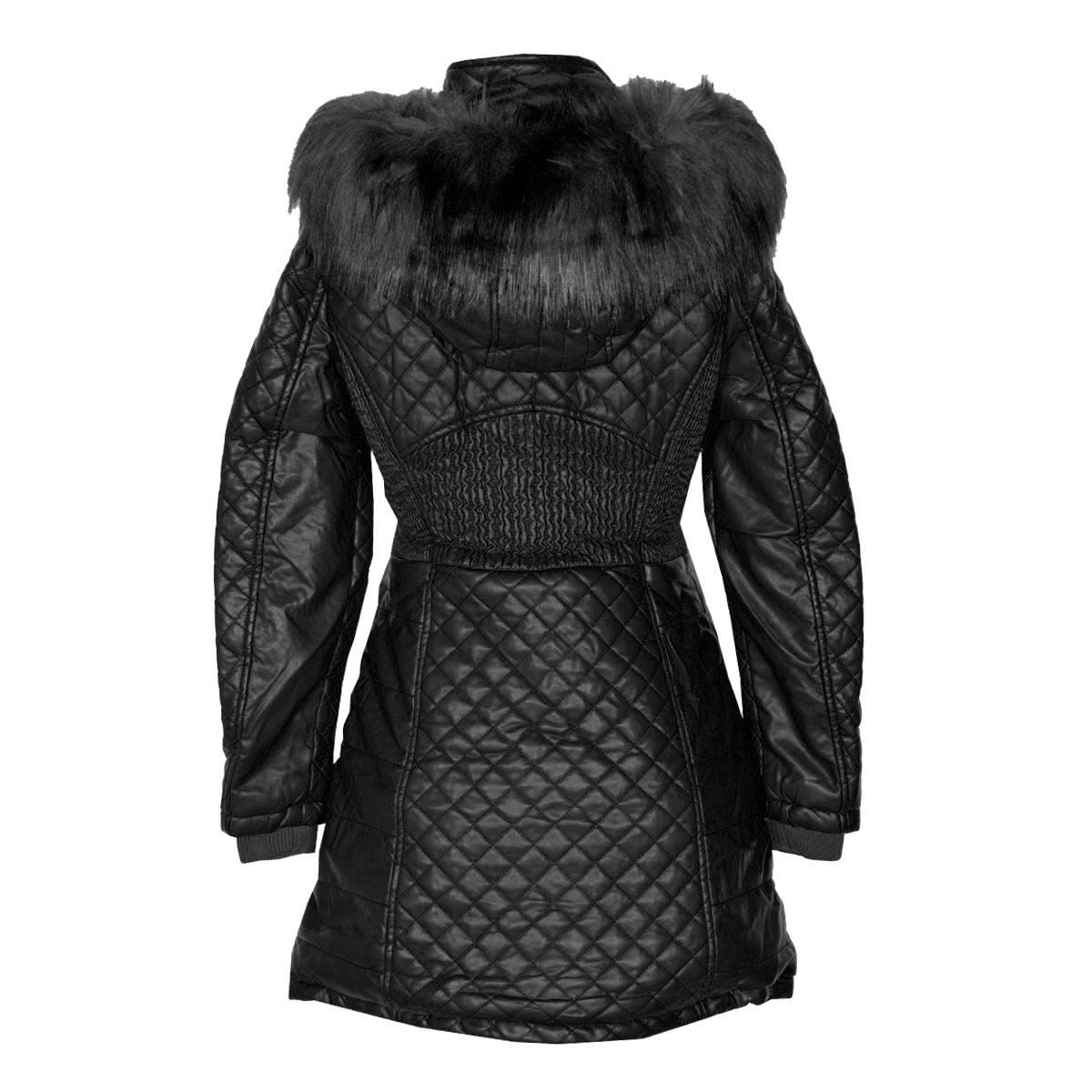 Chamarra con capucha con pelo para mujer Philosophy