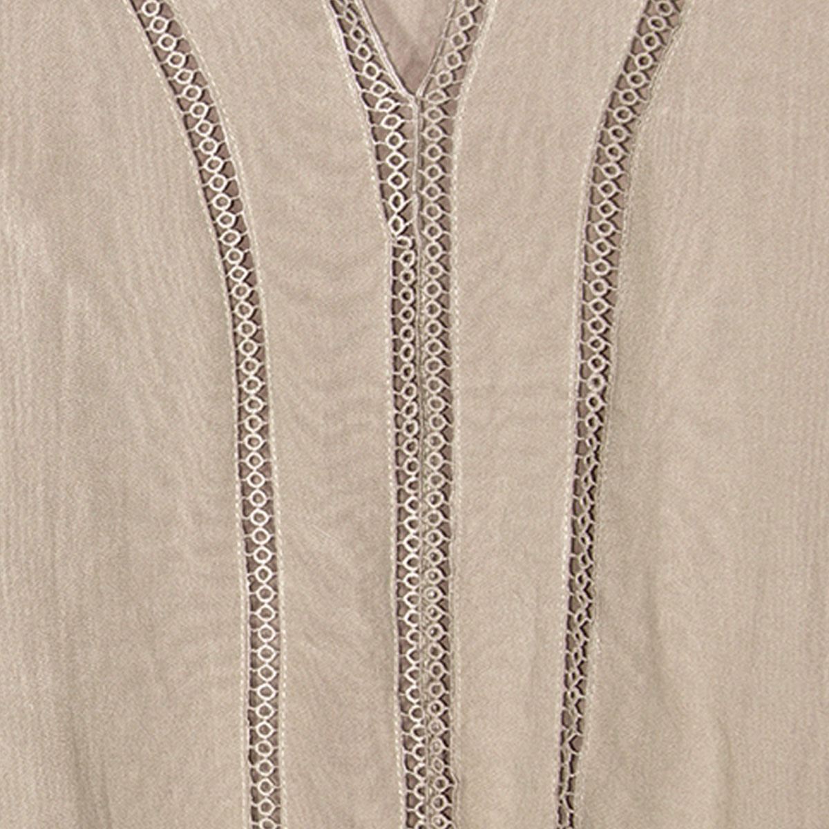 Blusa corta con jareta y encaje para mujer Philosophy