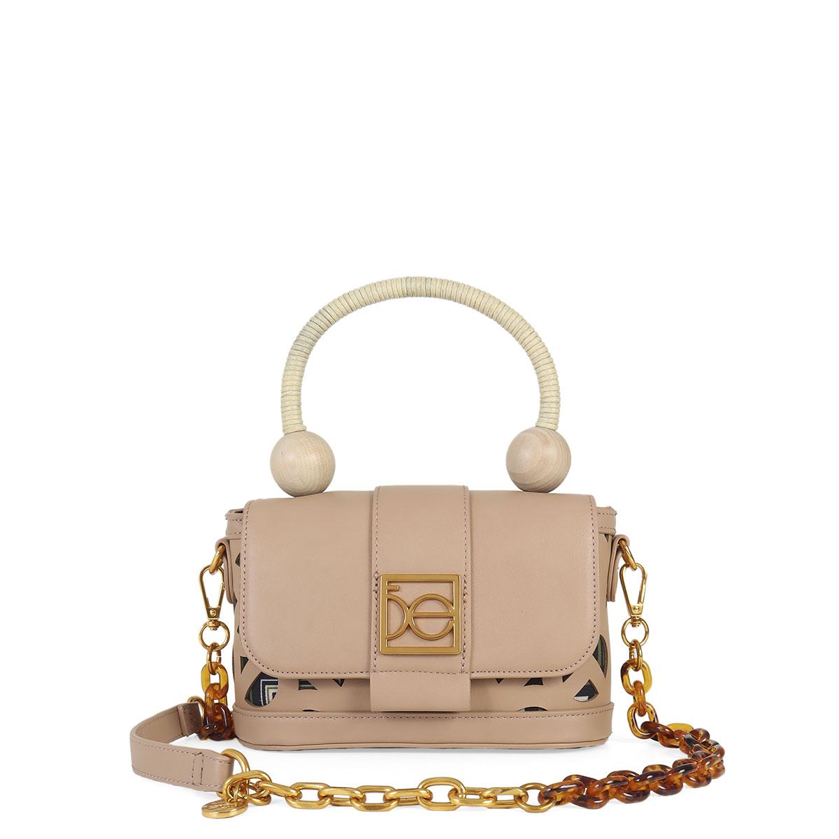 Bolso Cross Body Cloe Nude para Mujer