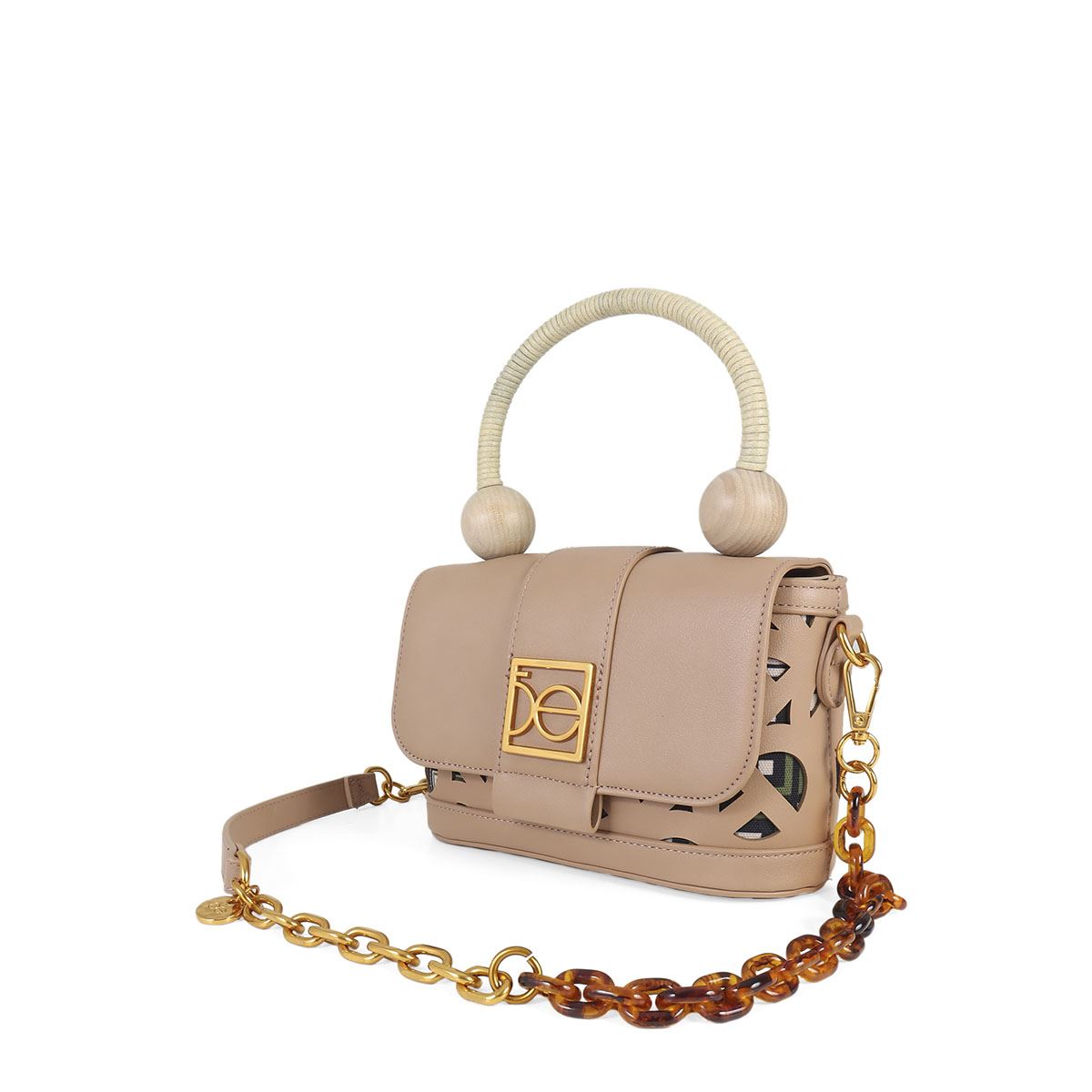 Bolso Cross Body Cloe Nude para Mujer