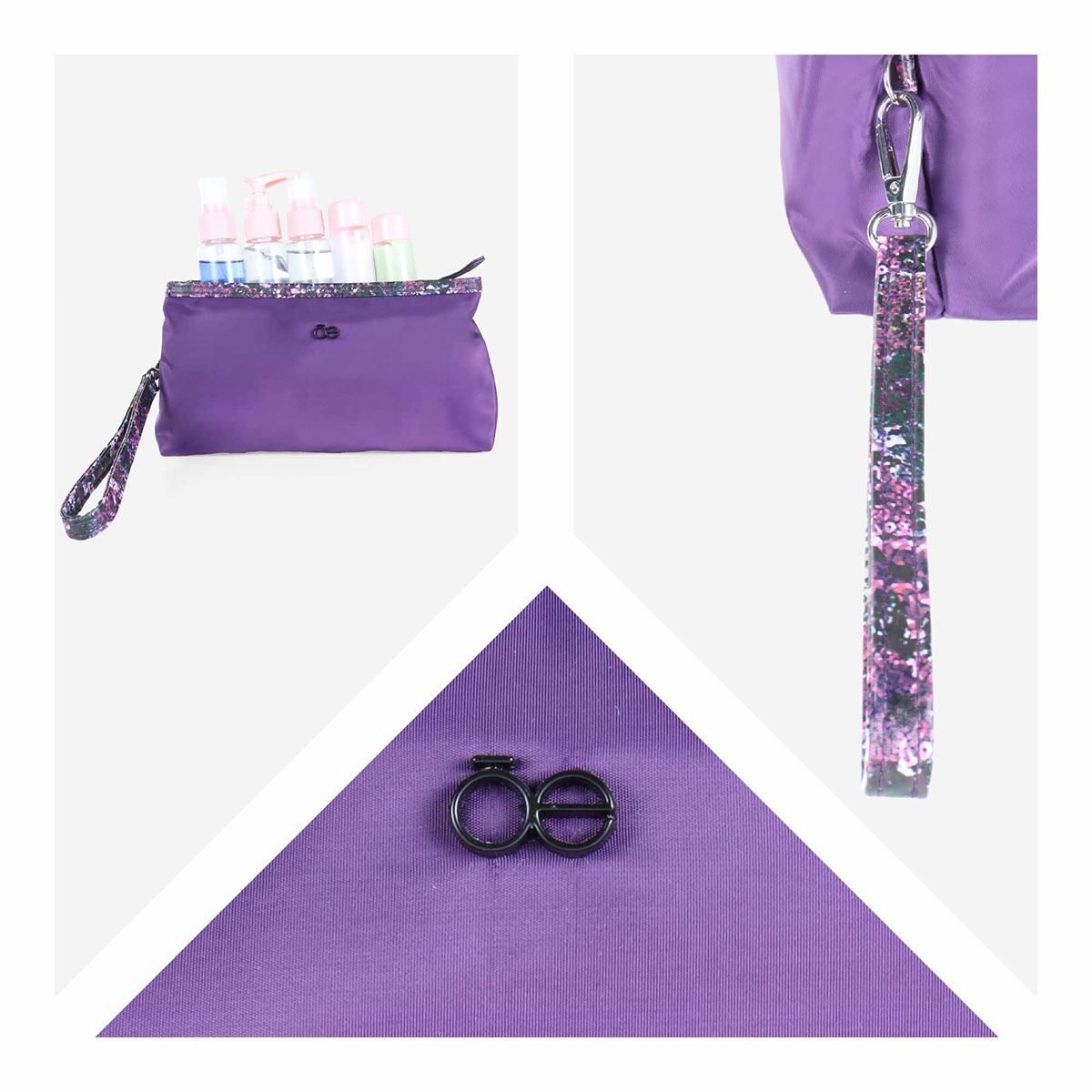 Cosmetiquera Cloe Morada para Mujer