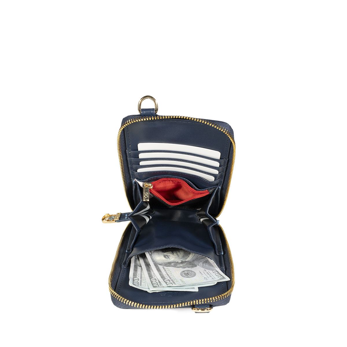 Billetera Porta Celular Cloe Multicolor para Mujer