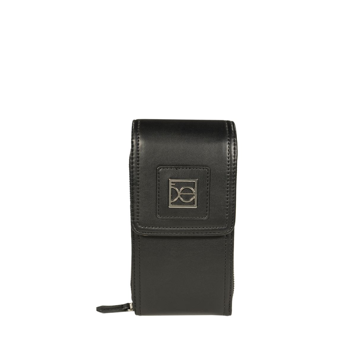Billetera Porta Celular Cloe Negra para Mujer