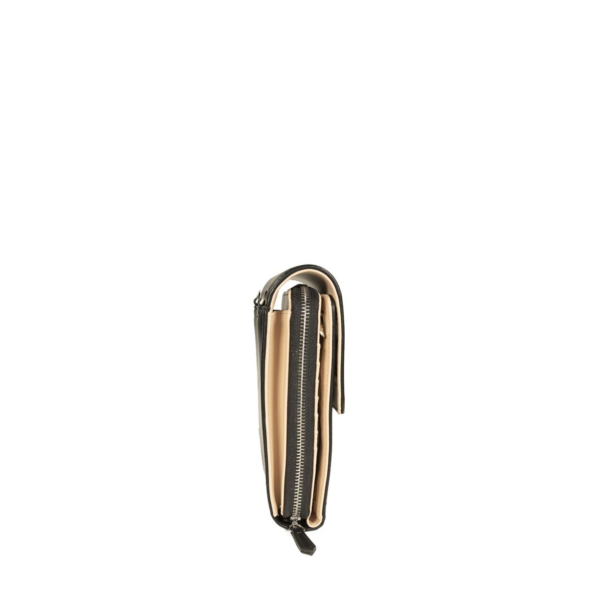 Billetera Porta Celular Cloe Negra para Mujer