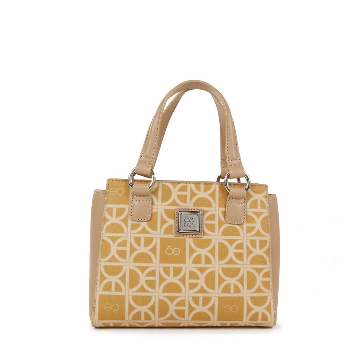 Bolso Satchel Cloe Amarillo Para Mujer
