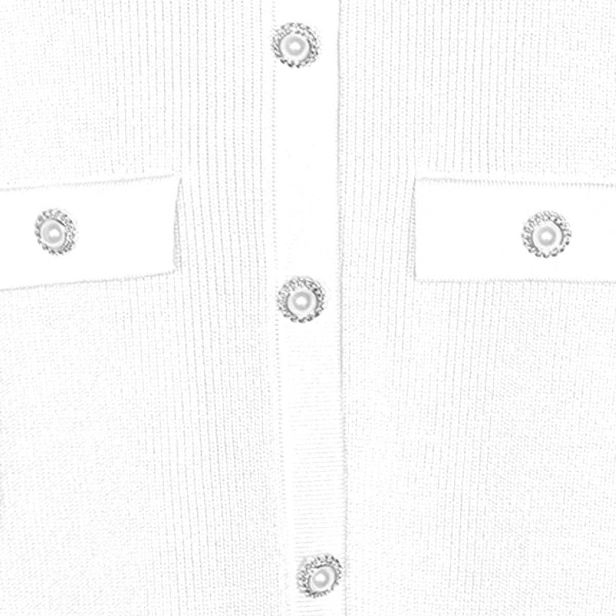 Suéter con botones y simulación de bolsillos para mujer Philosophy
