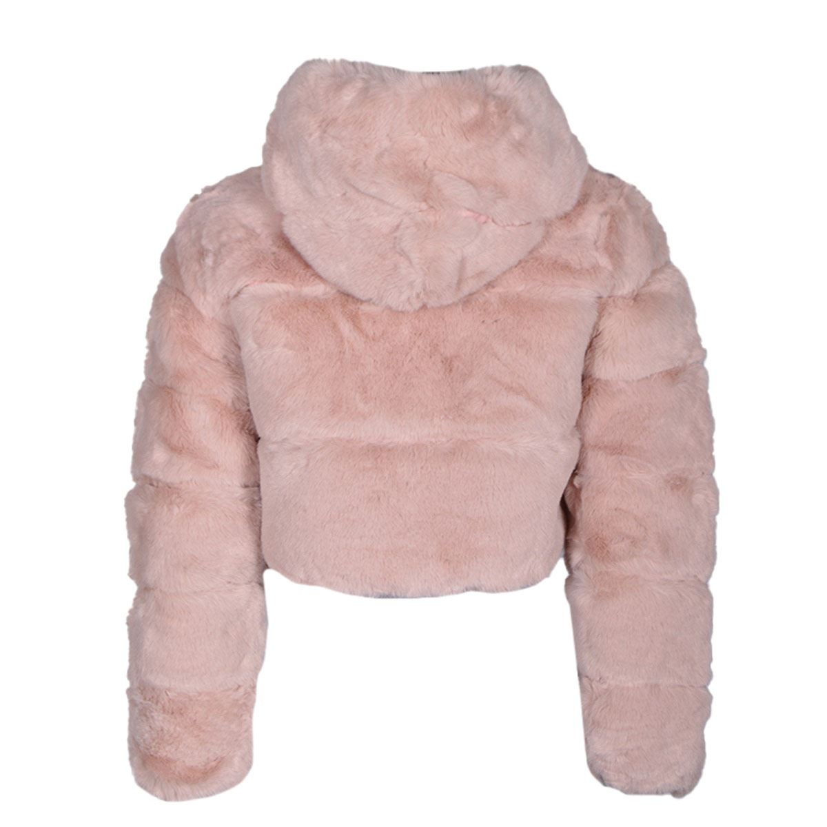 Chamarra corta afelpada con capucha para mujer Philosophy