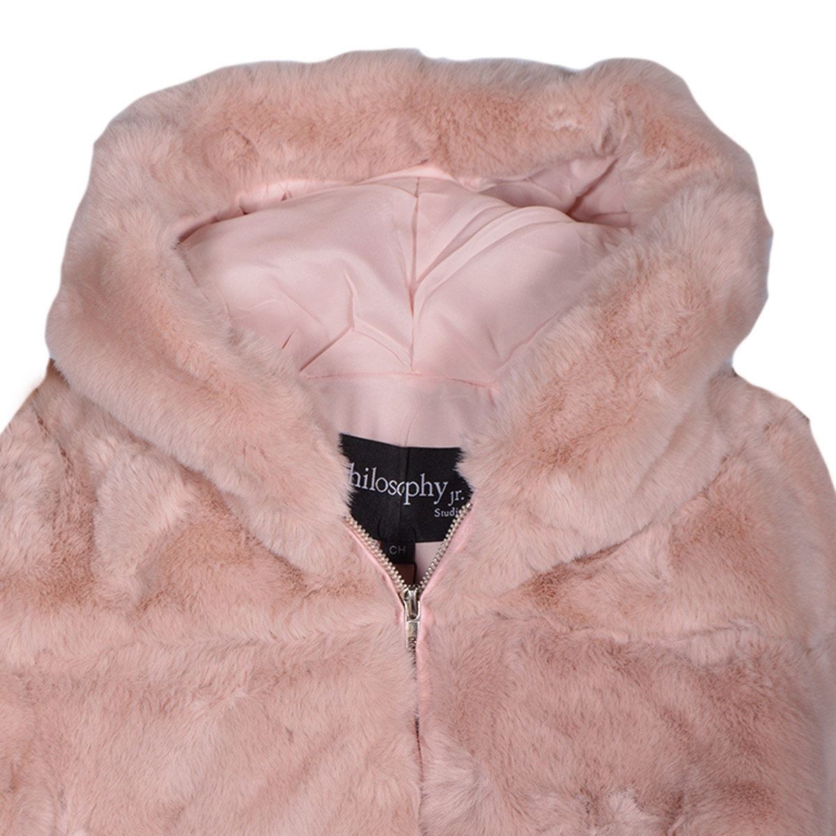 Chamarra corta afelpada con capucha para mujer Philosophy