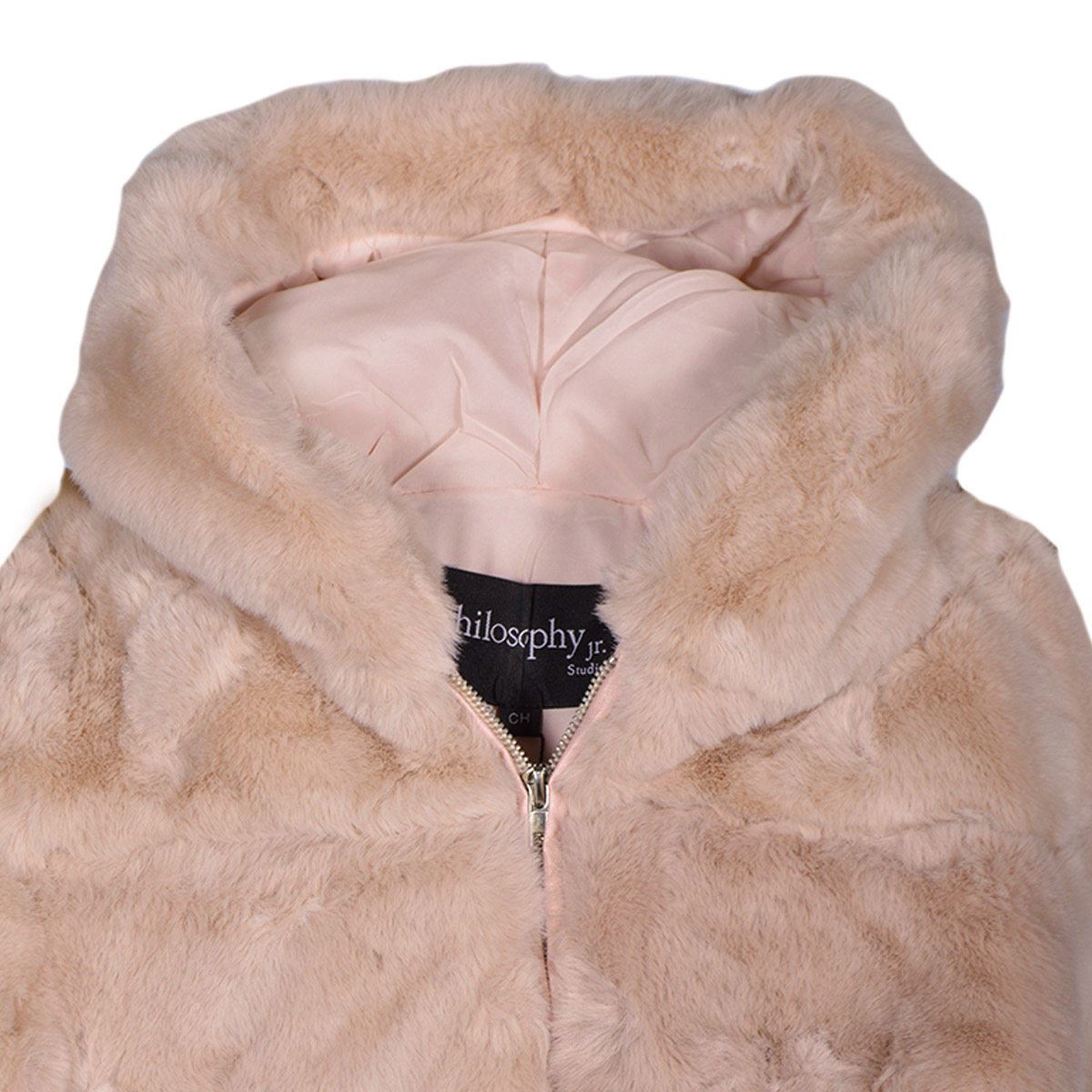 Chamarra afelpada con capucha para mujer Philosophy