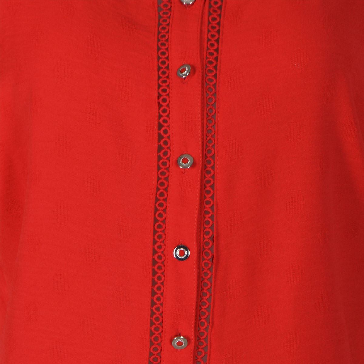 Blusa con elevación en manga y botones para mujer Philosophy