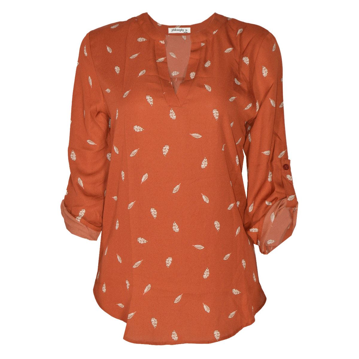 Blusa estampada con elevación en manga para mujer Philosophy