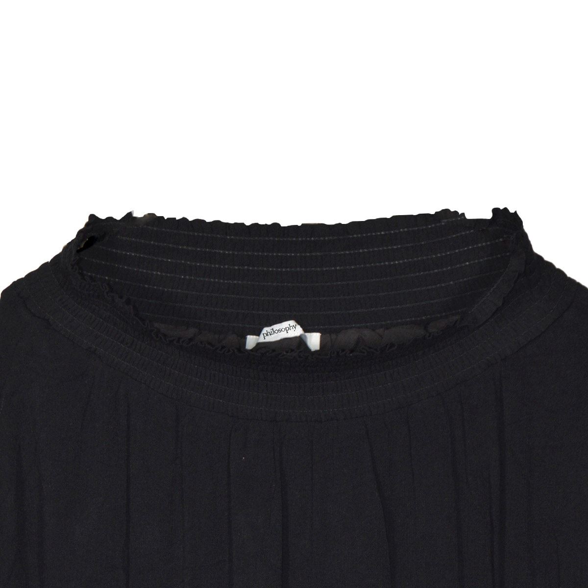 Falda larga lisa recta con elástico en cintura para mujer Philosophy