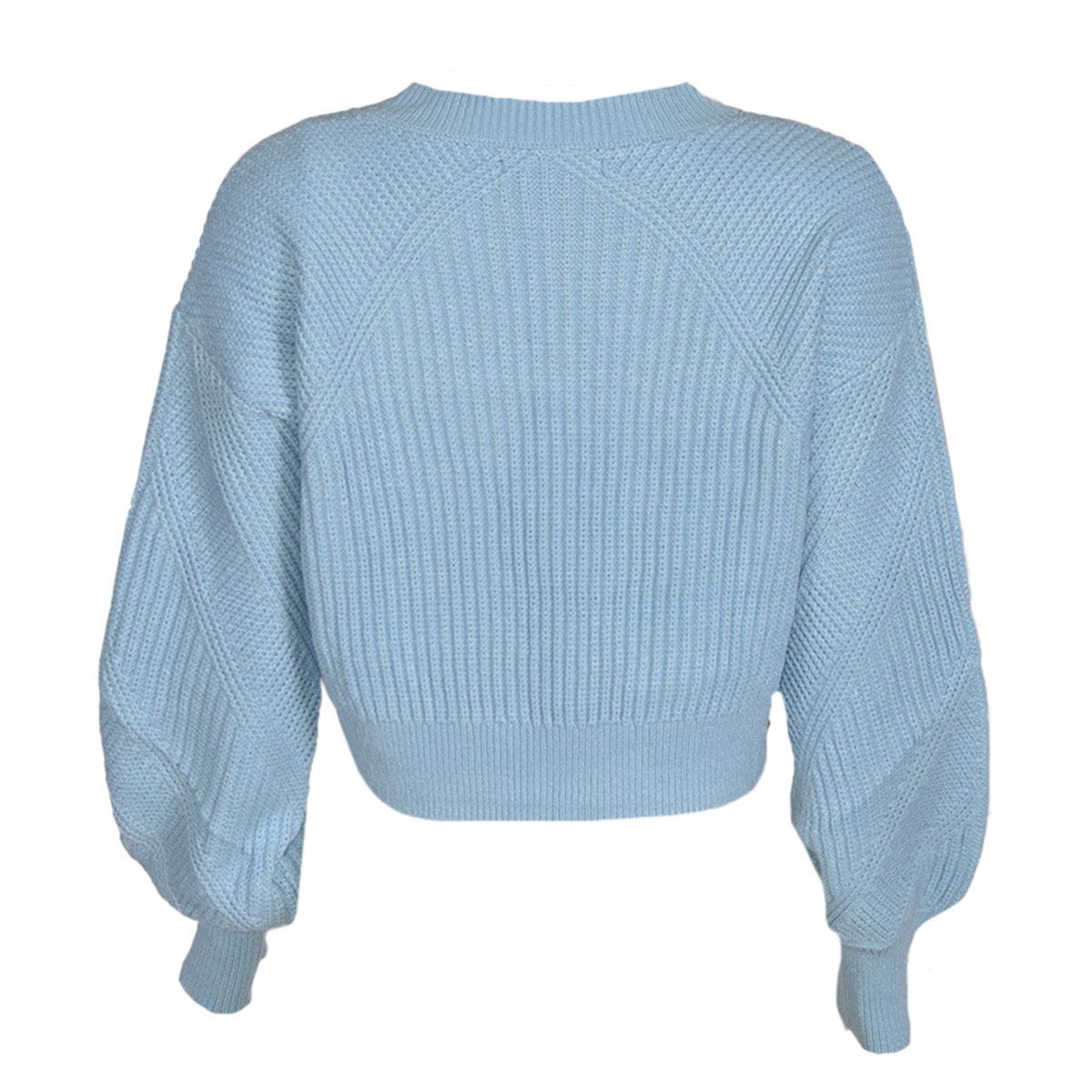 Suéter azul con textura para mujer Philosophy