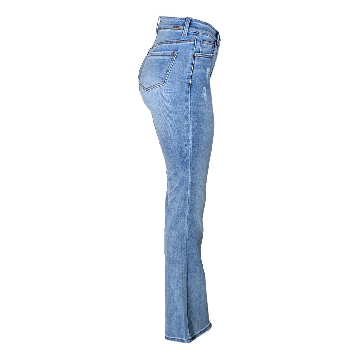 Jeans claro amplio con botón y bolsillos para mujer Philosophy