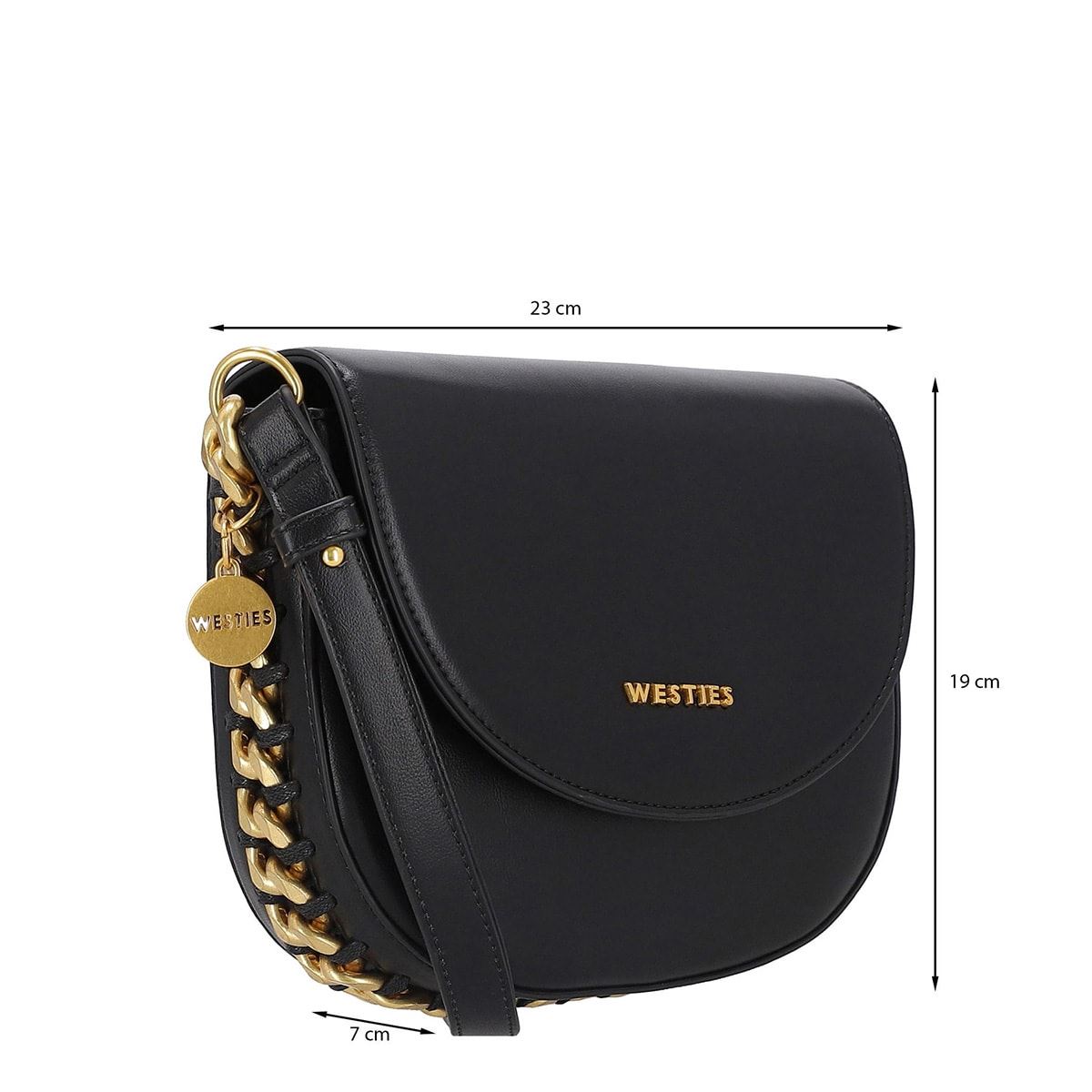 Bolso Crossbody Westies Negro para Mujer