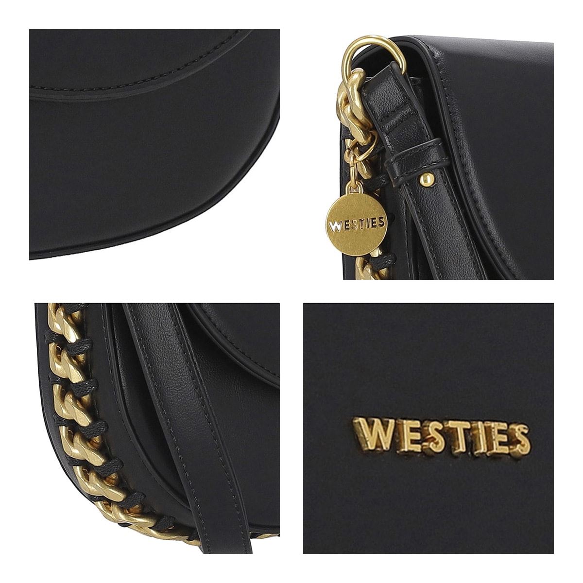 Bolso Crossbody Westies Negro para Mujer