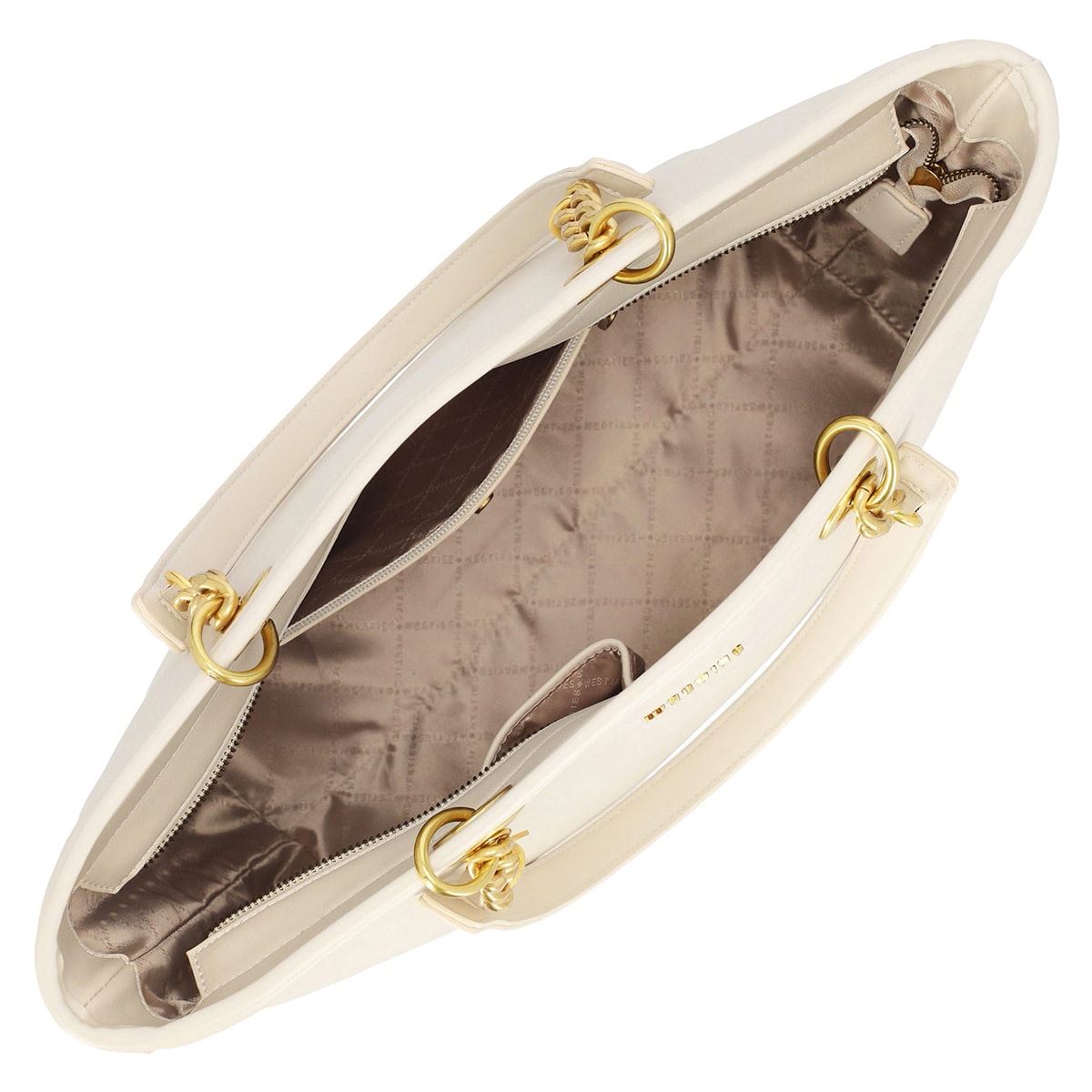 Bolso Tote Westies Marfil para Mujer