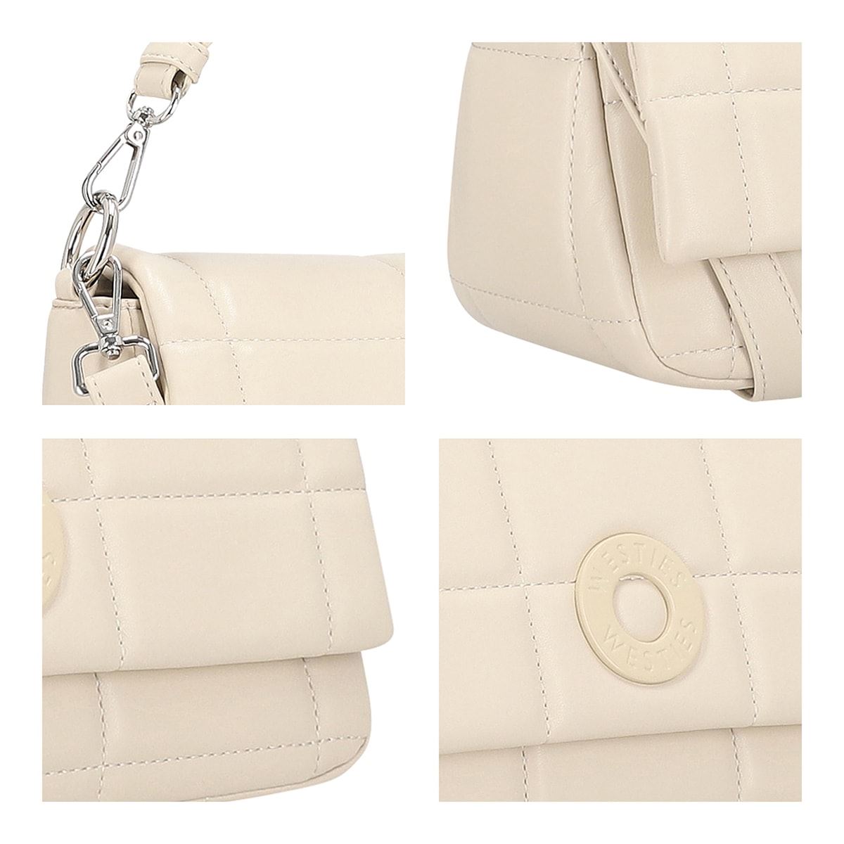 Bolso Crossbody Westies Beige para Mujer