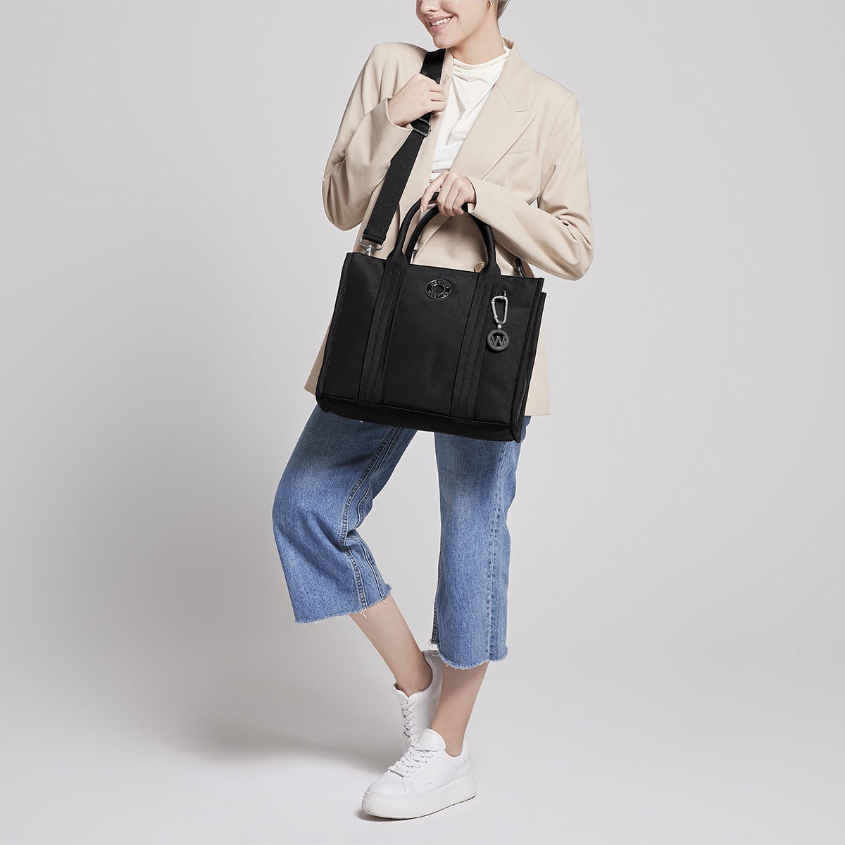 Bolso Tote Westies Negro para Mujer