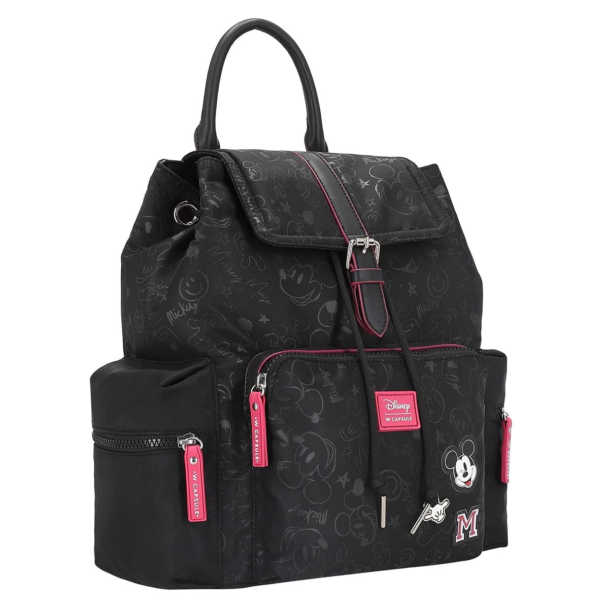 Mochila W Capsule Negra para Mujer