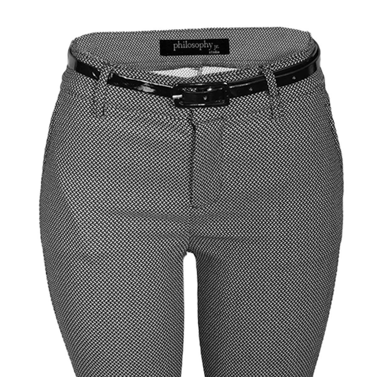 Pantalón recto con cinturón para mujer Philosophy