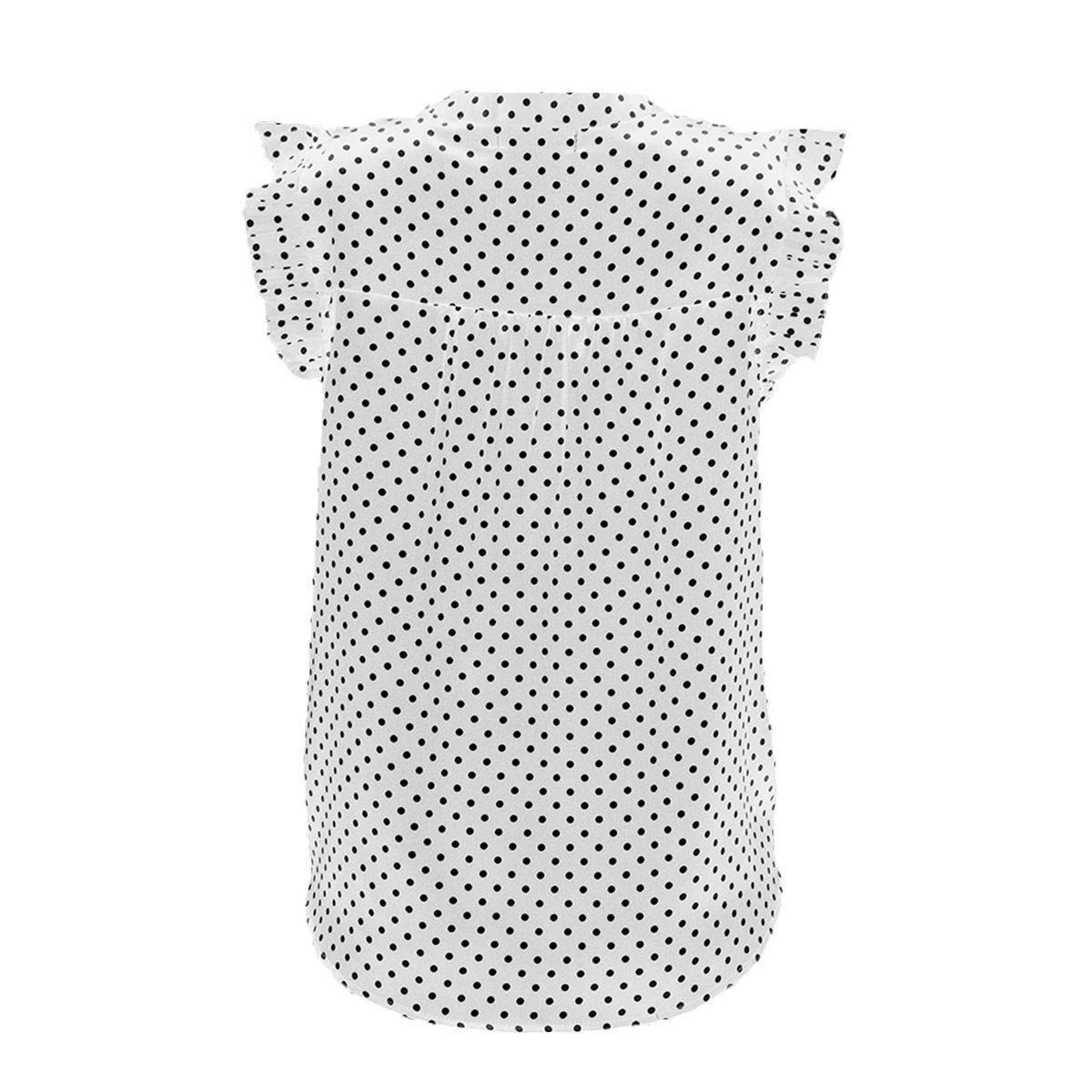 Blusa con estampado de lunares para mujer Philosophy Talla Grande