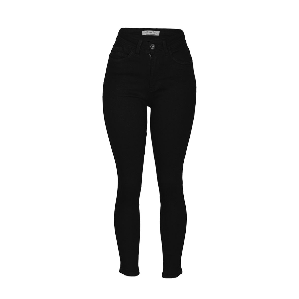 Pantalon recto detalle contraste pretina main image 0