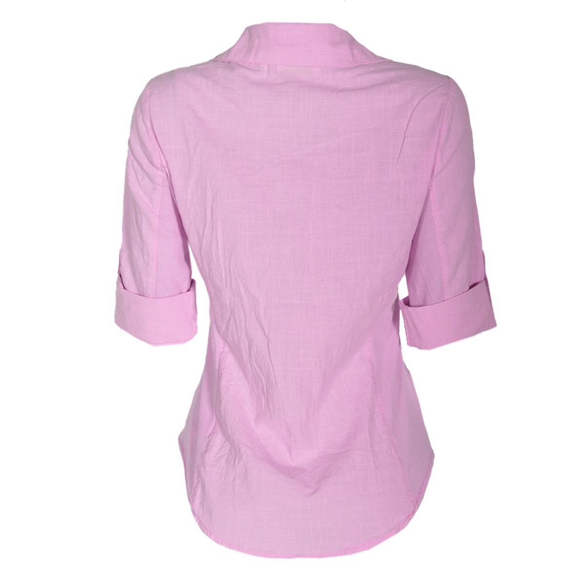 Blusa lisa con elevación en manga para mujer Philosophy Talla Mediana