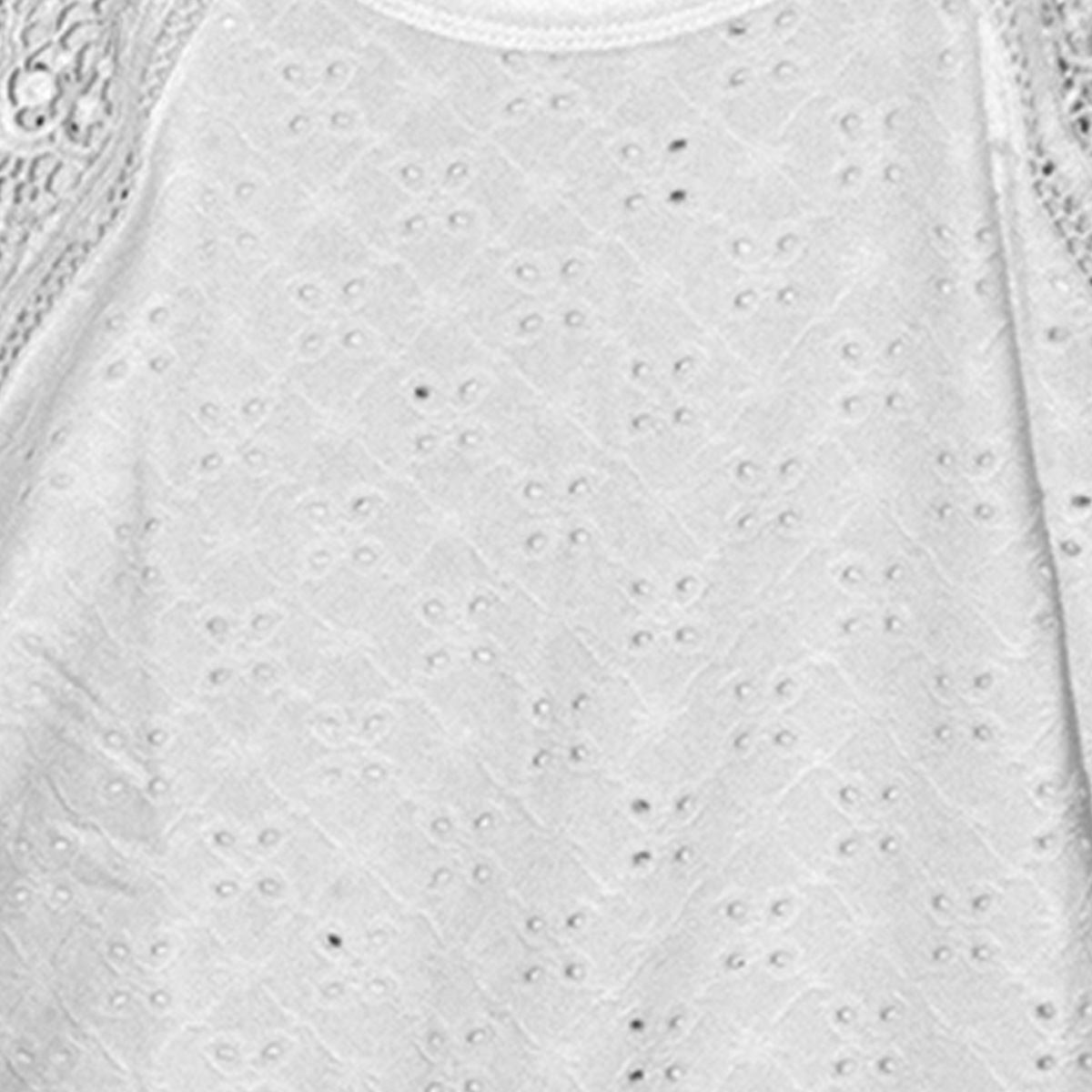 Blusa con detalle de encaje en manga  para mujer Philosophy Talla Chica