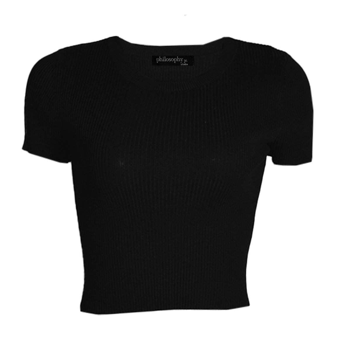 Blusa corta lisa para mujer Philosophy