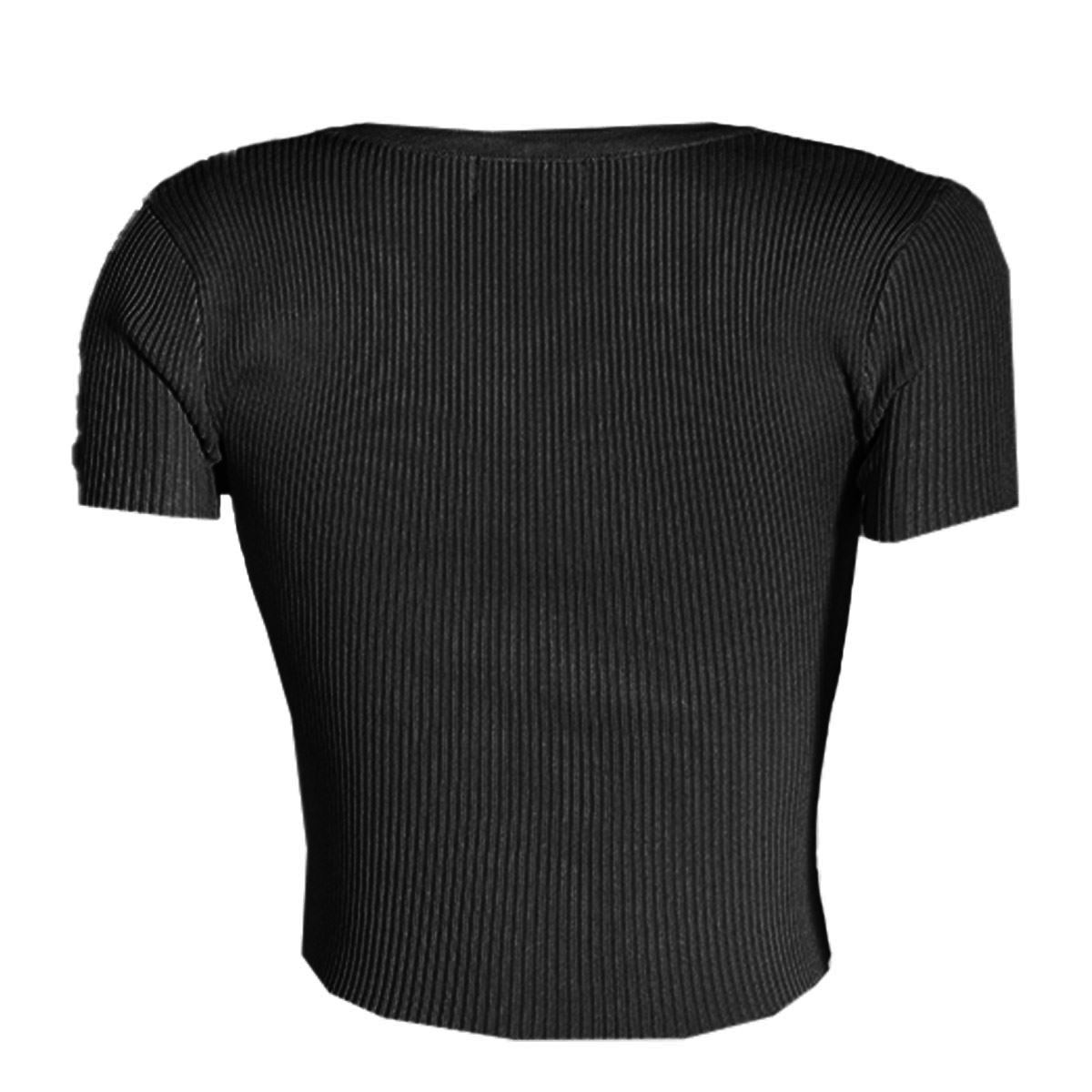 Blusa corta lisa para mujer Philosophy