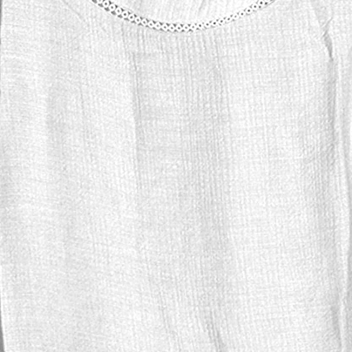 Blusa lisa con detalle pequeño de encaje en cuello para mujer Philosophy Talla Chica