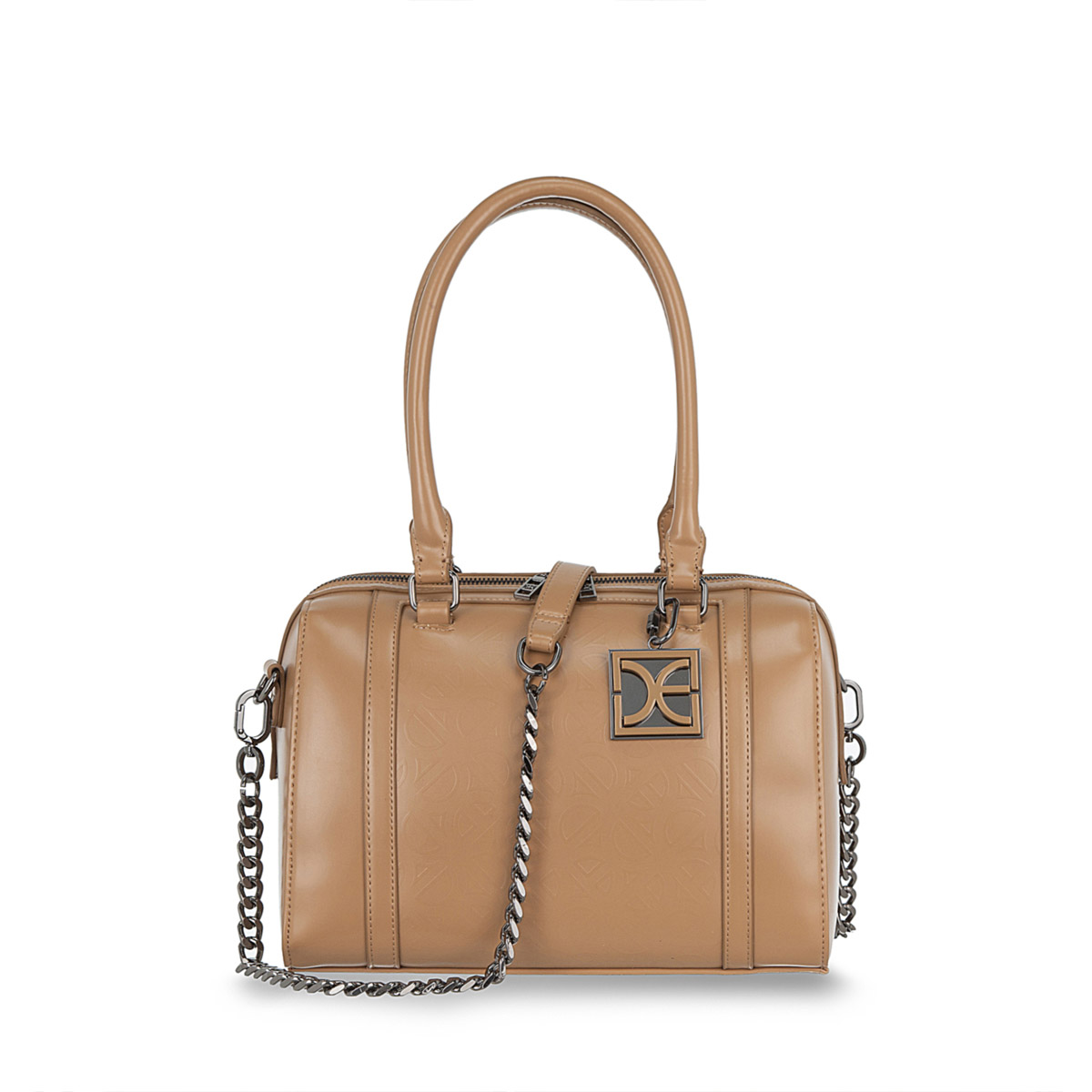 Bolso Bowling Cloe Camel para Mujer