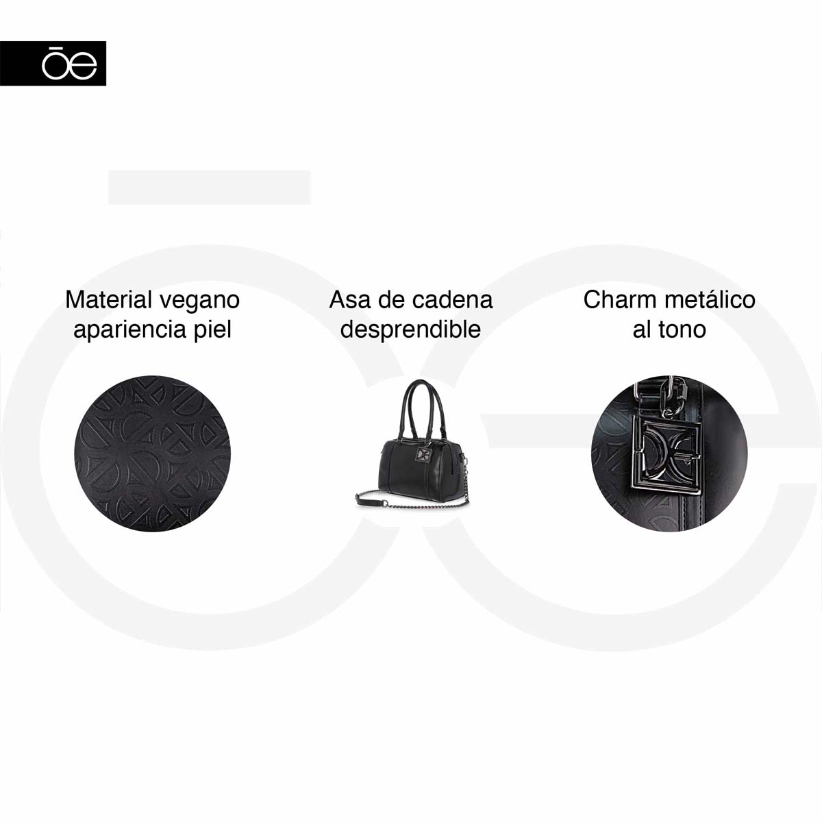 Bolso Bowling Cloe Camel para Mujer