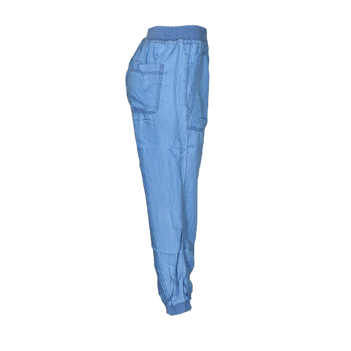 Pantalón recto con smock y jareta para mujer Philosophy  Talla  Grande
