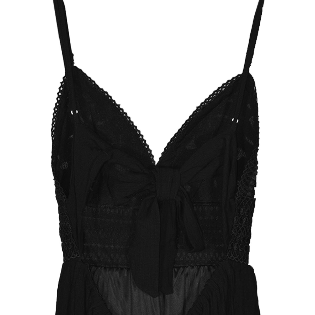 Vestido corto con olanes y encaje para mujer Philosophy, talla chica